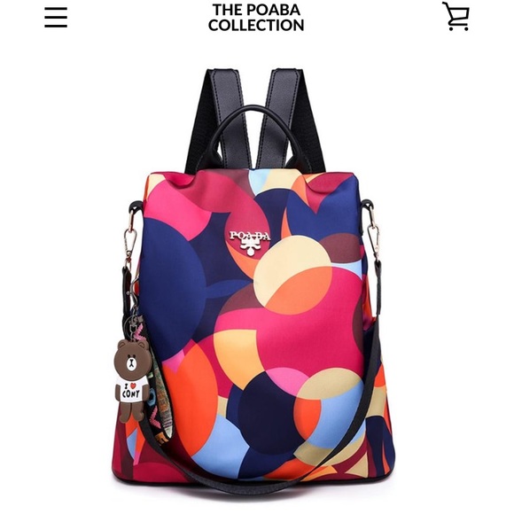 Poaba Handbags - 🎈Poaba Colorful Antitheft Oxford Backpack NWT 🎈